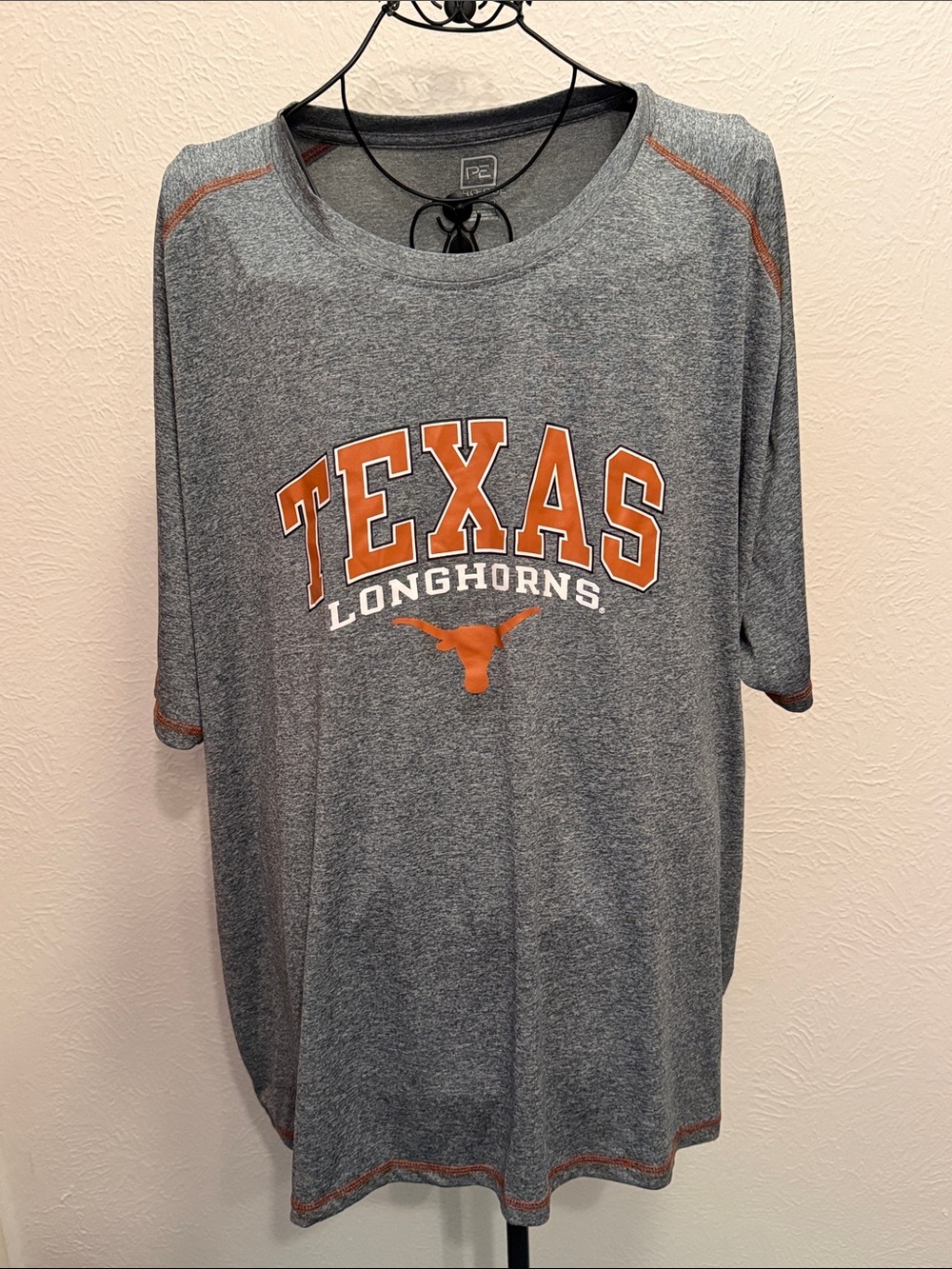 🏈🏈🏈3 for 12$🏈🏈🏈Texas Longhorns Gray Short-Sleeve Tee-4XL